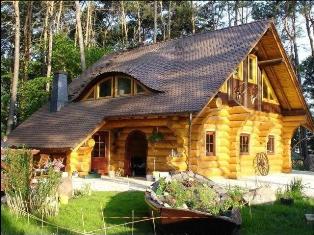 деревянный дом в стиле прованс
