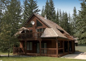 деревянные дома в стиле шале