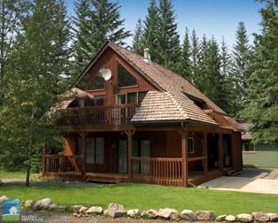 деревянные дома в стиле шале