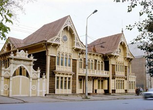 деревянные дома в стиле модерн
