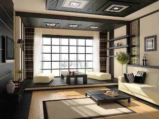 интерьер дома в японском стиле 