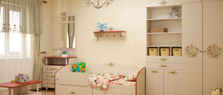 детская комната для девочки в стиле Прованс
