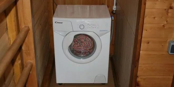 установка стиральной машинки